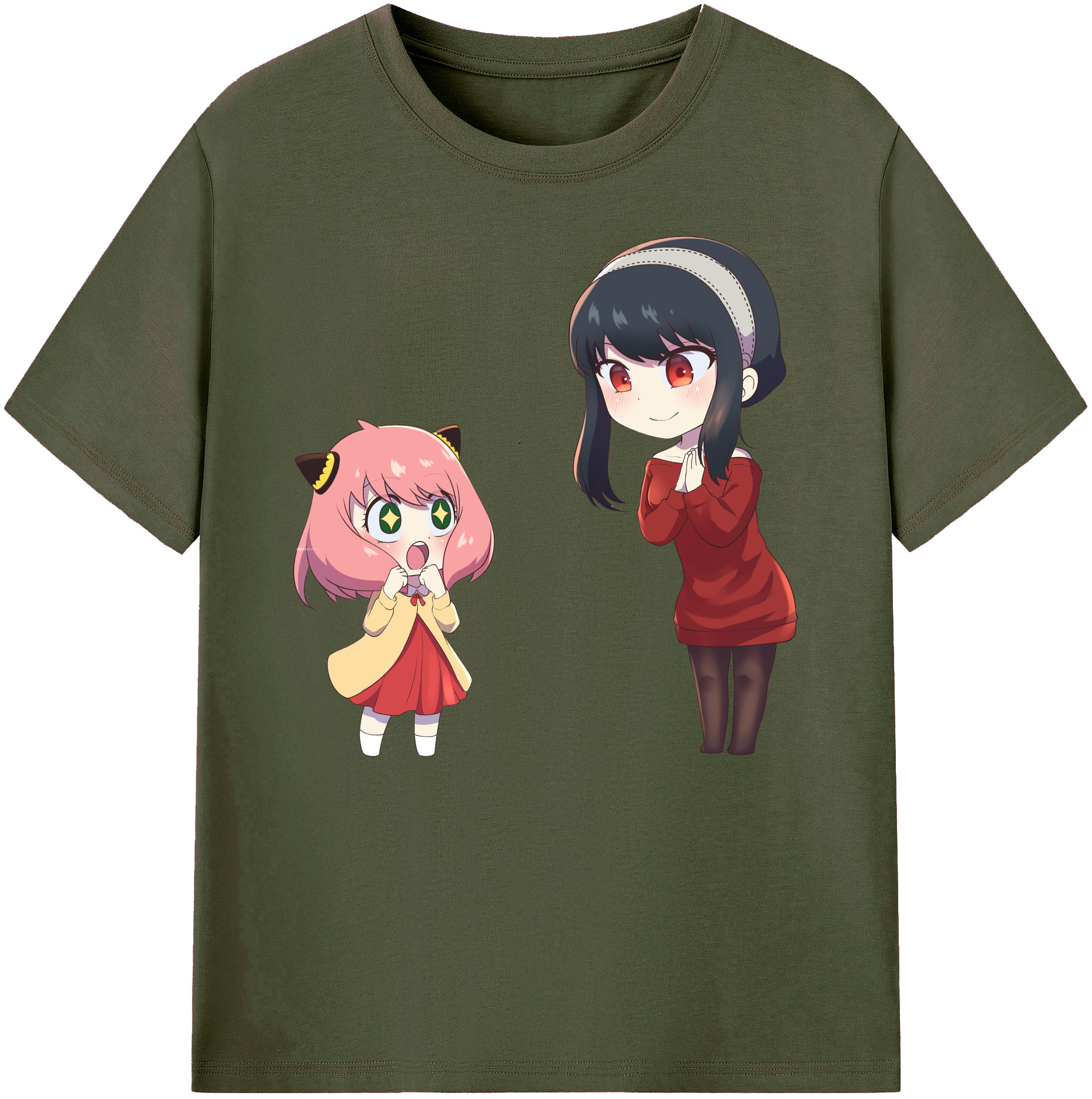 （画像用） SPY×FAMILY间谍家家酒 綿100％ メンズ半袖Tシャツ｜肌触りやわらか＆通気性